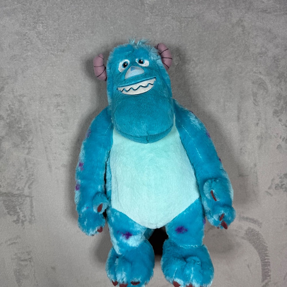 2010s Blue Pixar Monsters University Sulley Plush Backpack OS‎ Whimsy Childhood